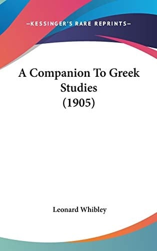 A Companion To Greek Studies (1905)