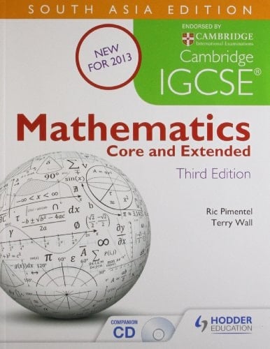 Cambridge Igcse Mathematics + Cd 3Rd Edition South Asia Edition