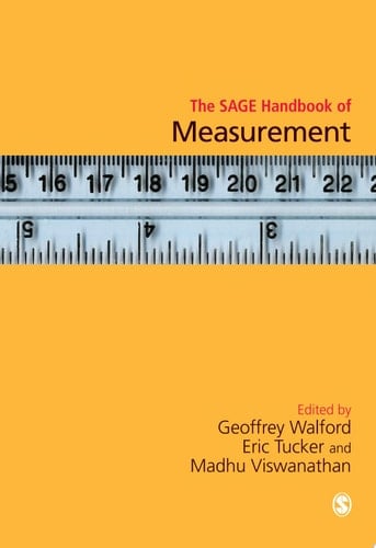 The SAGE Handbook of Measurement