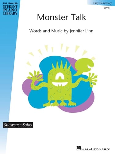 Monster Talk Hal Leonard Student Piano Library Showcase Solos Early Elementary - Level 1
