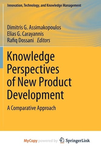 Knowledge Perspectives of New Product Development A Comparative Approach