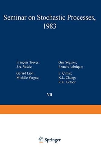 Seminar on Stochastic Processes, 1983