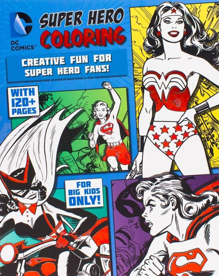 Dc Comics Super Hero Coloring