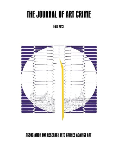 The Journal of Art Crime: Fall 2013