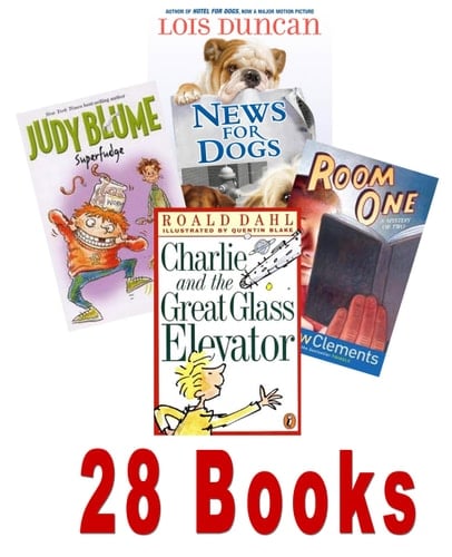 Classroom Library Grade 4 & 5 (Favorite Authors): Iggie's House; Who Put That Hair in My Toothbrush; Wayside School Is Falling Down; News for Dogs; It's the First Day of School Forever; Charlie & Chocolate Factory; the Babysitters Club