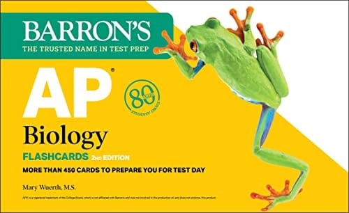 AP BIOLOGY FLASHCARDS Up-to-date Review + Sorting Ring for Custom Study