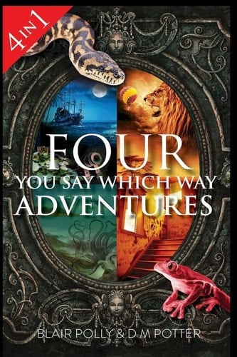 Four You Say Which Way Adventures Pirate Island, in the Magician's House, Lost in Lion Country, Once Upon an Island