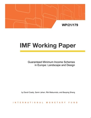 Guaranteed Minimum Income Schemes in Europe: Landscape and Design