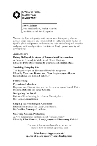 Post-Liberal Statebuilding in Central Asia Imaginaries, Discourses and Practices of Social Ordering