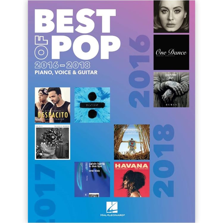 Best of Pop 2016-2018 Piano, Voice & Guitar