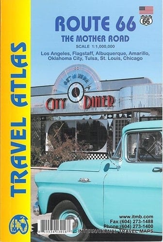 Route 66 Travel Atlas 1 : 1 840 000