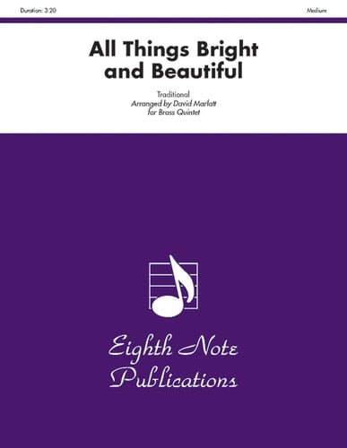 All Things Bright and Beautiful Score & Parts