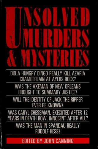 Unsolved Murders and Mysteries