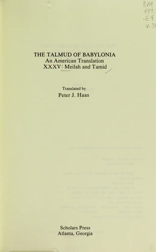 The Talmud of Babylonia