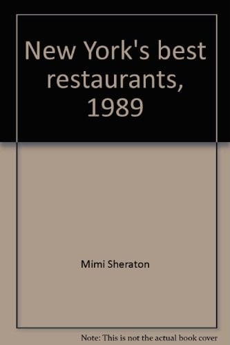 New York's Best Restaurants, 1989