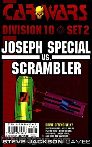 Car Wars Division 10 Set 2 Joseph Special Vs. Scr