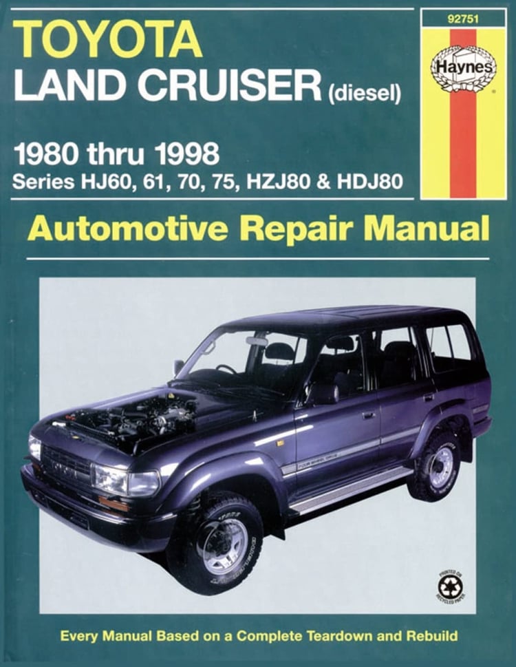 Toyota Land Cruiser Automotive Repair Manual