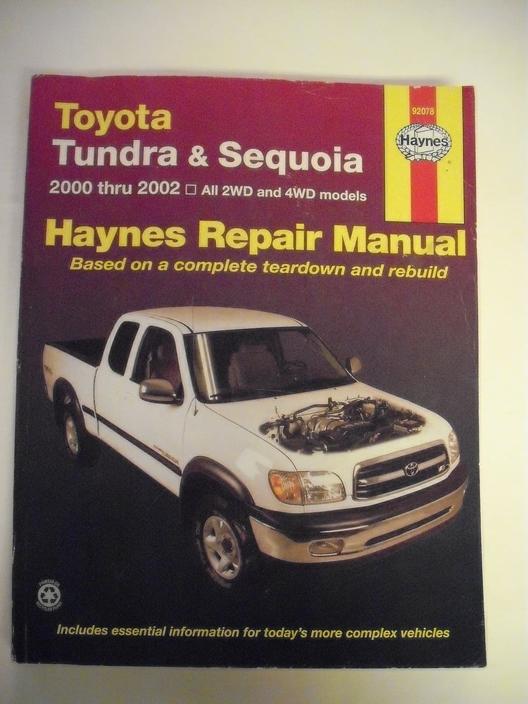 Toyota Tundra & Sequoia Automotive Repair Manual