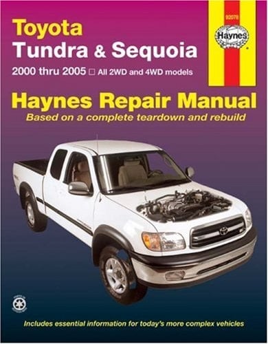 Toyota Tundra and Sequoia Automotive Repair Manual