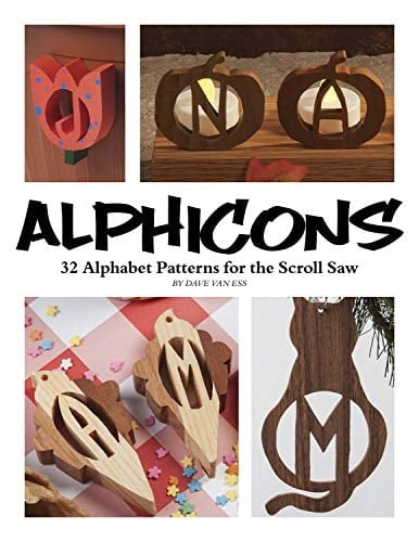 Alphicons 28 Alphabet Patterns for the Scroll Saw