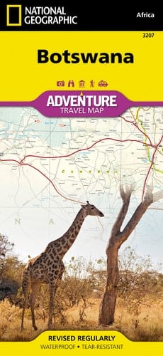 Botswana Adventure Travel Map