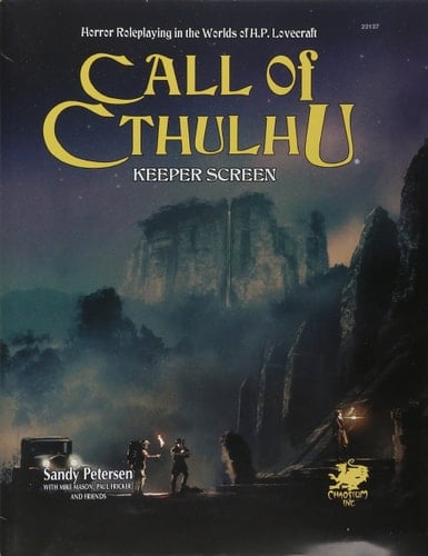 Call of Cthulhu Keeper Screen: Horror Roleplaying in the Worlds of H.P. Lovecraft