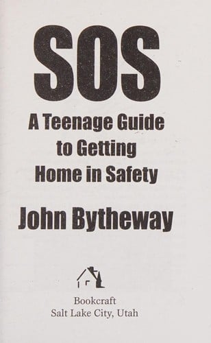 SOS: A Teenage Guide to Getting Home in Safety