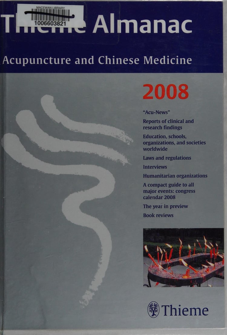 Thieme Almanac 2008 Acupuncture and Chinese Medicine