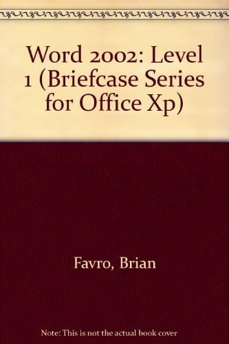 Microsoft Word 2002 Level 1