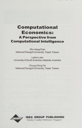 Computational Economics: A Perspective from Computational Intelligence