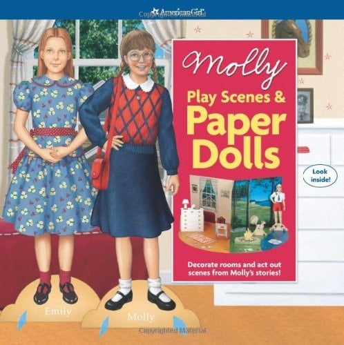 Molly Play Scenes & Paper Dolls Decorate Rooms and ACT Out Scenes from Molly's Stories
