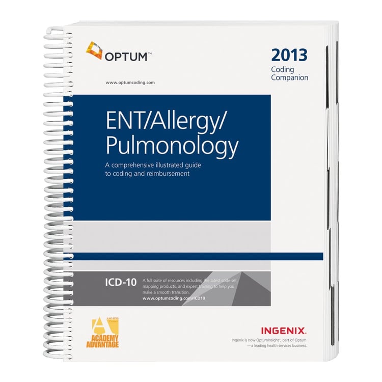 Coding Companion for Ent/Allergy/Pulmonology - 2013
