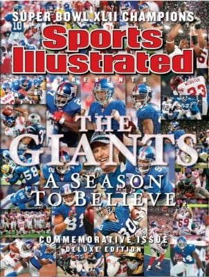 Sports Illustrated Presents New York Giants World Champions Super Bowl XLII