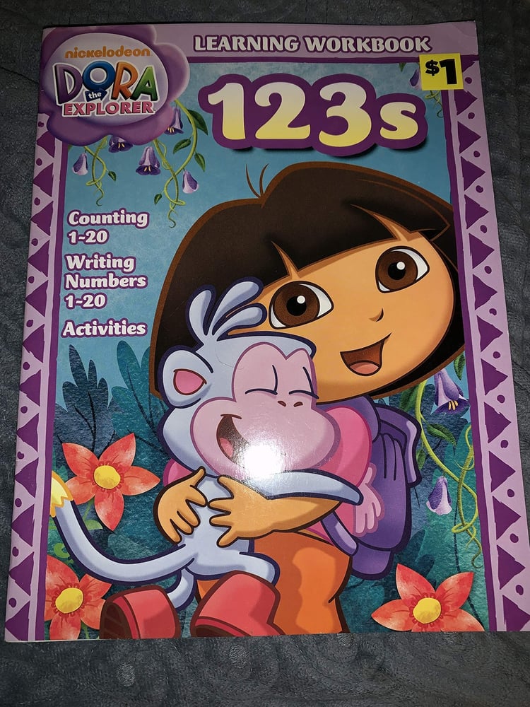 Dora the Explorer 123s Learning Workbook by Nickelodeon (2010-05-04)
