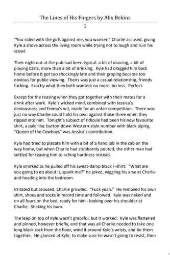 The Lines of His Fingers