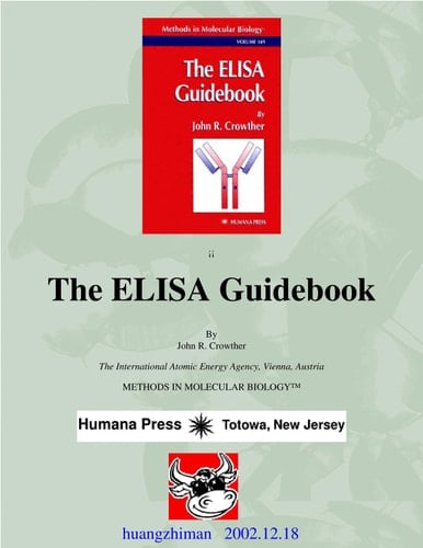 The ELISA Guidebook Second Edition
