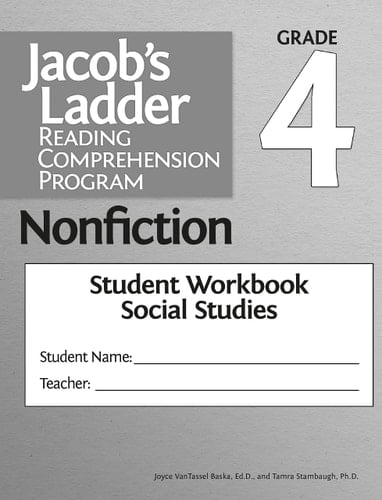 Jacob's Ladder Reading Comprehension Program Nonfiction Grade 4, Student Workbooks, Social Studies (Set of 5)