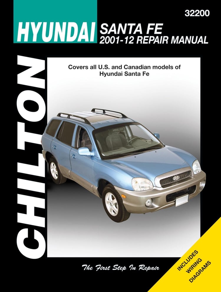 Chilton's Hyundai Santa Fe 2001-12 Repair Manual