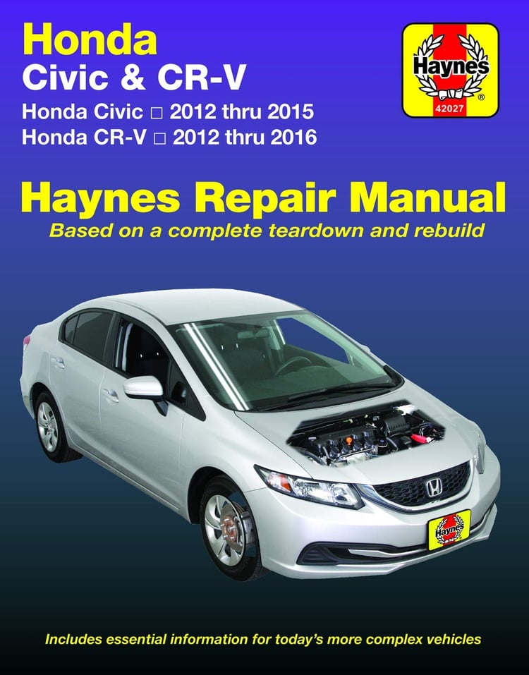 Honda Civic (12-15) & CR-V (12-16) Does not include information specific to CNG or hybrid models