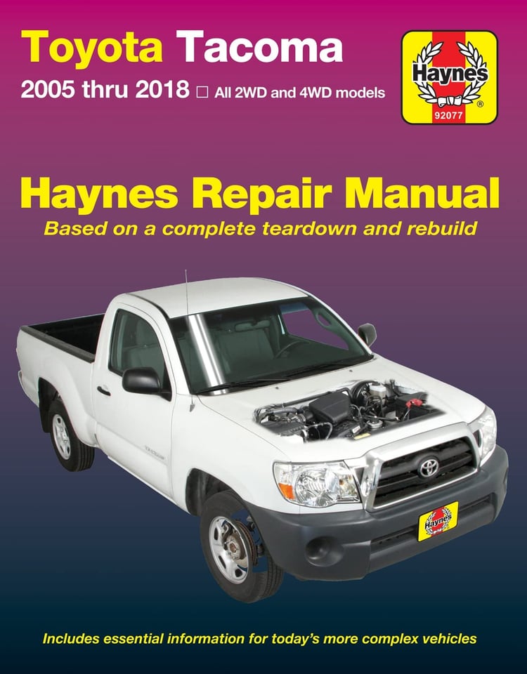 Toyota Tacoma, 2006-2018 Haynes Repair Manual