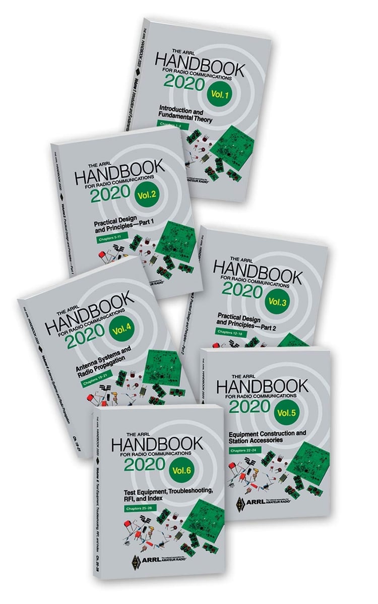 2020 ARRL Handbook 6-Vol Set