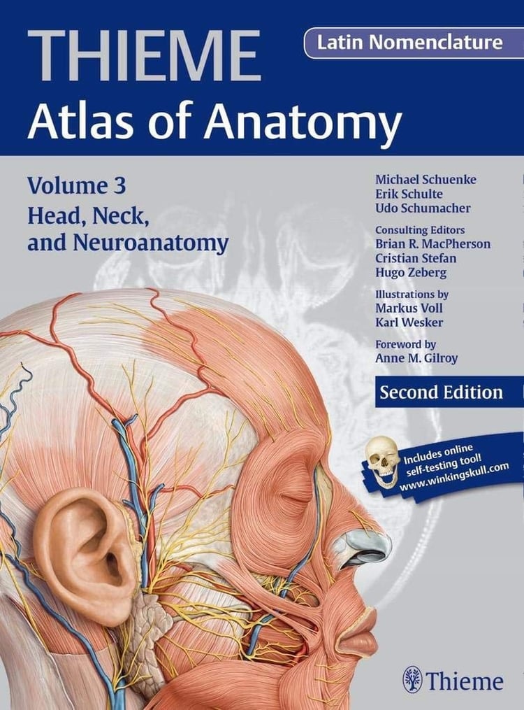 Thieme Atlas of Anatomy Head, neck, and neuroanatomy. Volume 3