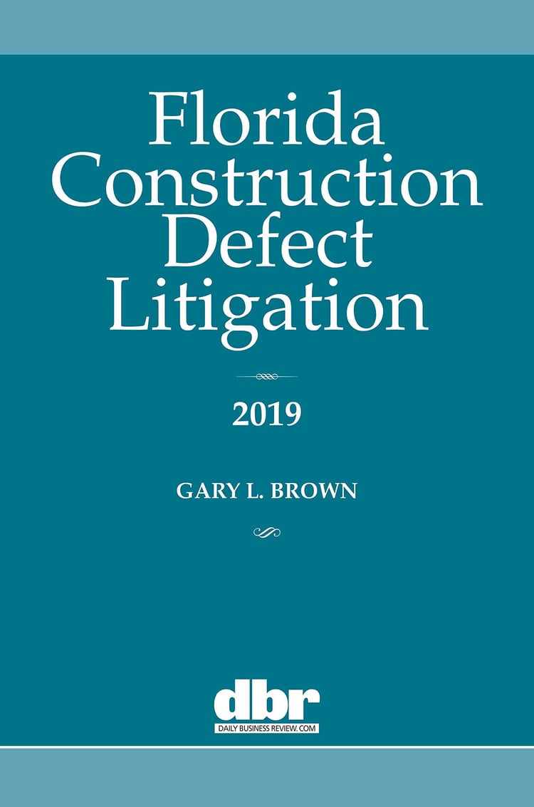 Florida Construction Defect Litigation 2019