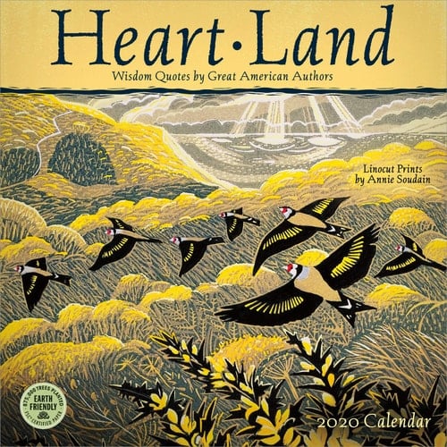 Heart Land 2020 Wall Calendar: Wisdom Quotes by Great American Authors