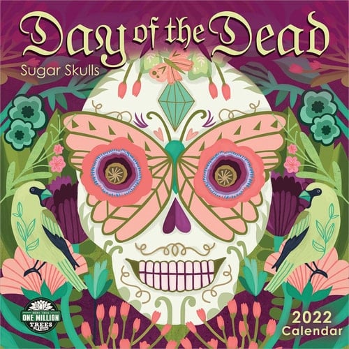 Day of the Dead 2022 Wall Calendar: Sugar Skulls