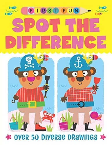 First Fun: Spot the Difference Over 50 Diverse Drawings