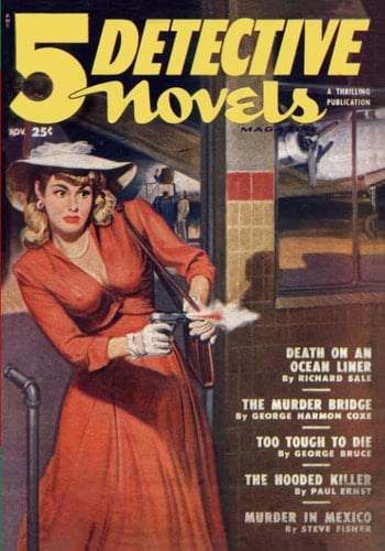 5 Detective Novels, November 1949
