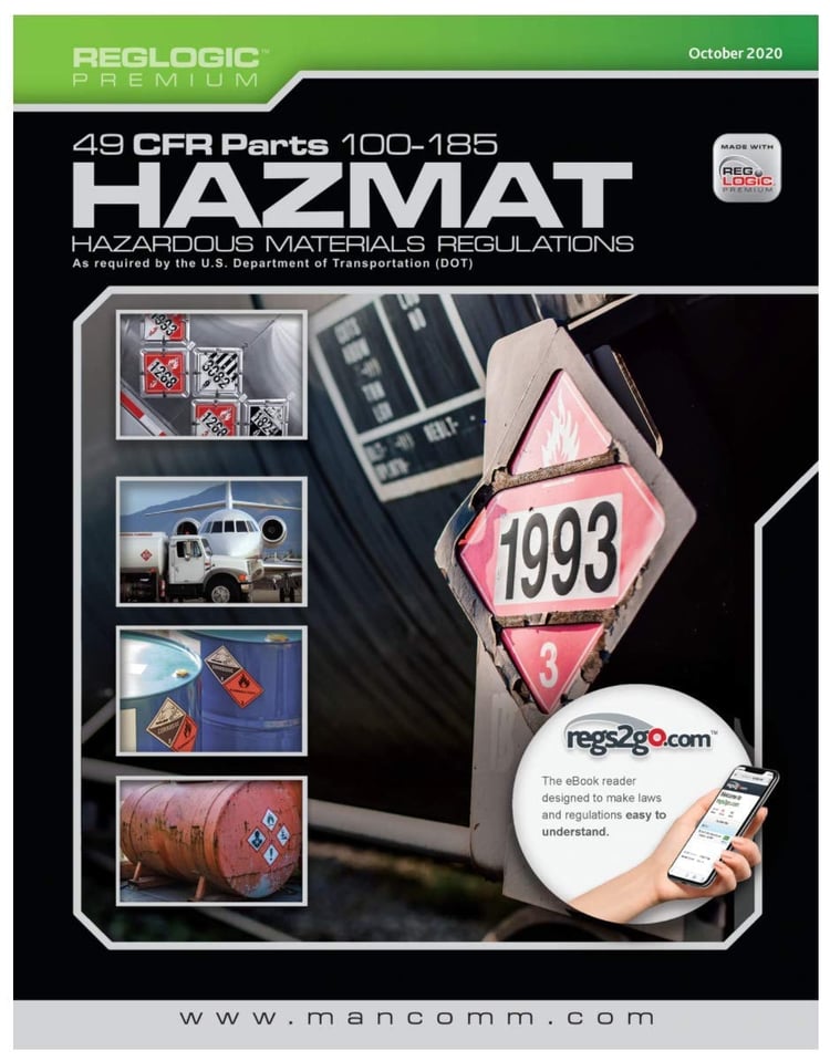 Hazmat 49 CFR Parts 100-185 October 2020