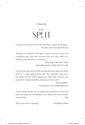 The Split A Novel