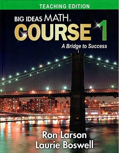 Big Ideas Math, Course 1: A Bridge to Success, Teaching Edition, 9781680336399, 1680336398, 2017